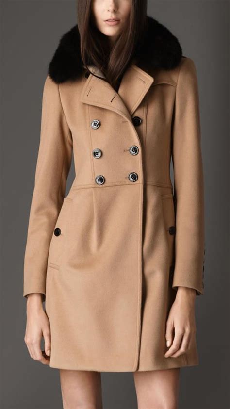 manteau officier femme burberry|burberry cashmere jacket.